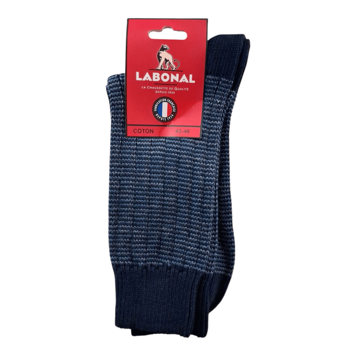 Chaussettes pour Homme en Coton - Produit épais - Marine - 43-46 (D0722)
