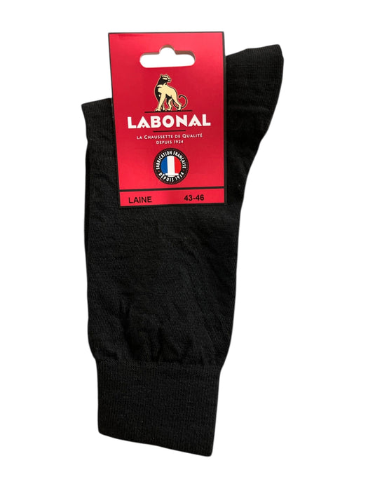 Chaussettes pour Homme en Laine - Produit chaud - Noir - 43-46 (D0724)