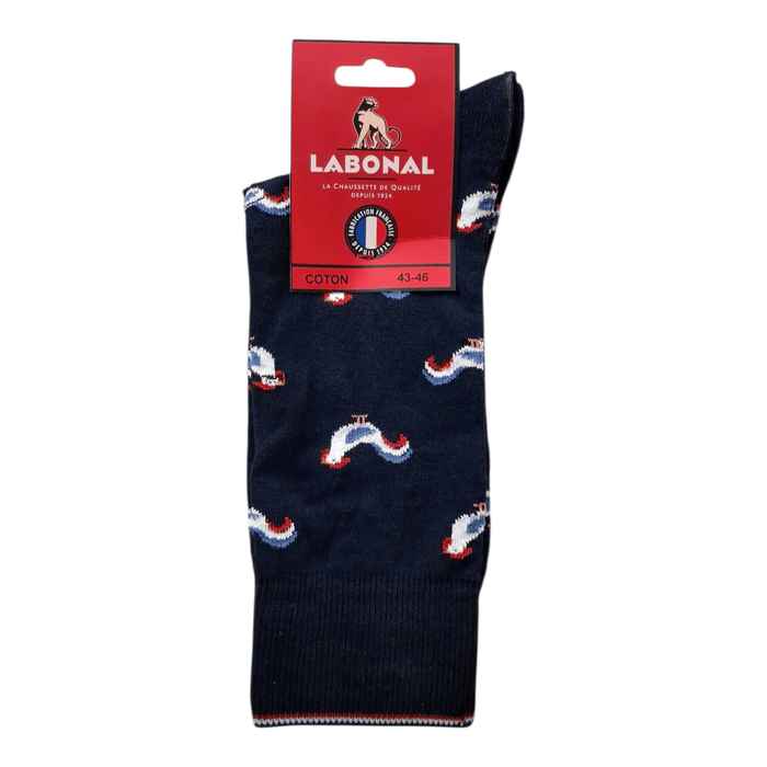 Chaussettes pour Homme en Coton - Touché doux - Marine - 43-46 (D0732)