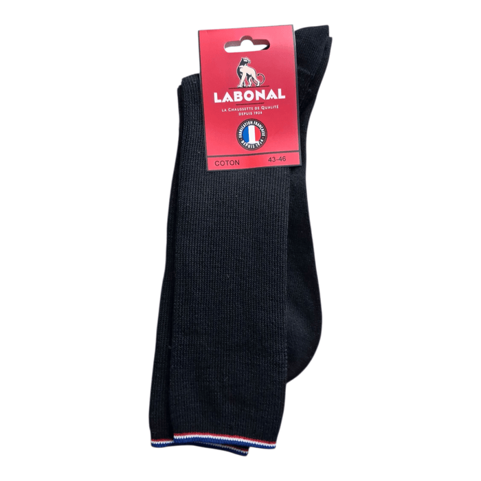 Chaussettes pour Homme en Coton - Non comprimant - Noir - 43-46 (D0812)