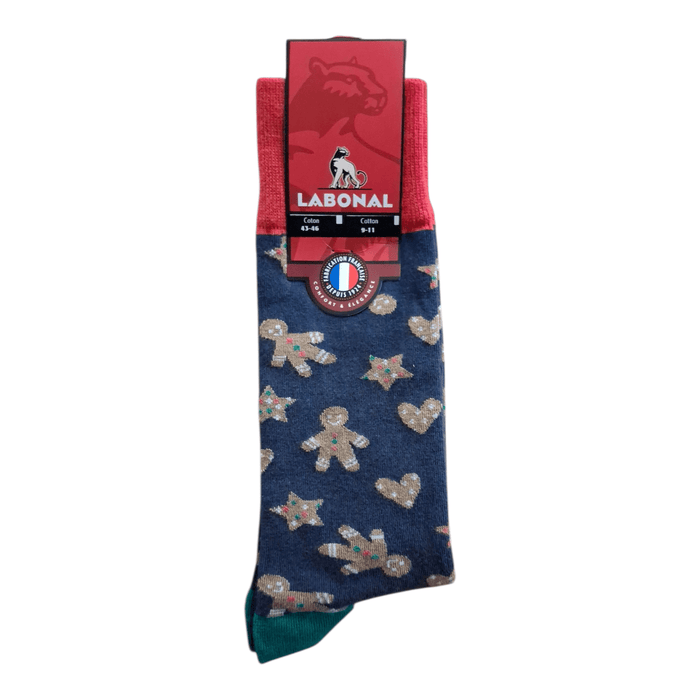 Chaussettes pour Homme en Coton - Touché doux - Marine - 43-46 (D0844)