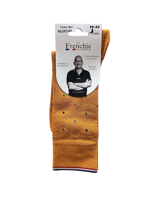 Chaussettes pour Homme en Coton - Produit éco-responsable - Ocre - 39-42 (E0133)