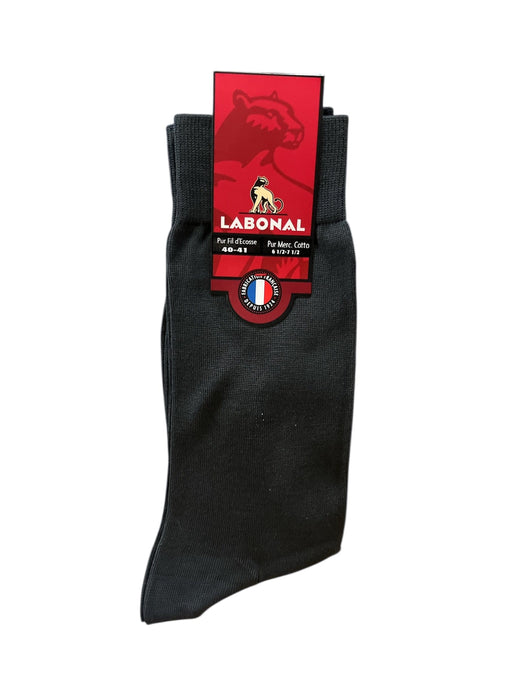 Chaussettes pour Homme en Fil d'Ecosse - Résistant - Anthracite - 40-41 (E0141)