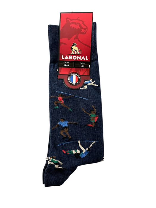 Chaussettes pour Homme en Coton - Touché doux - Marine - 43-46 (E0211)