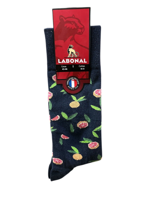 Chaussettes pour Homme en Coton - Touché doux - Marine - 43-46 (E0221)