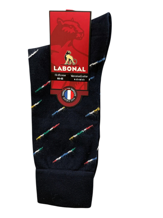 Chaussettes pour Homme en Fil d'Ecosse - Résistant - Marine - 44-45 (E0224)