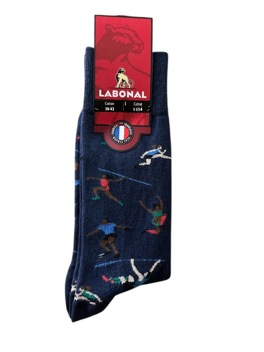 Chaussettes pour Homme en Coton - Touché doux - Marine - 39-42 (E0413)