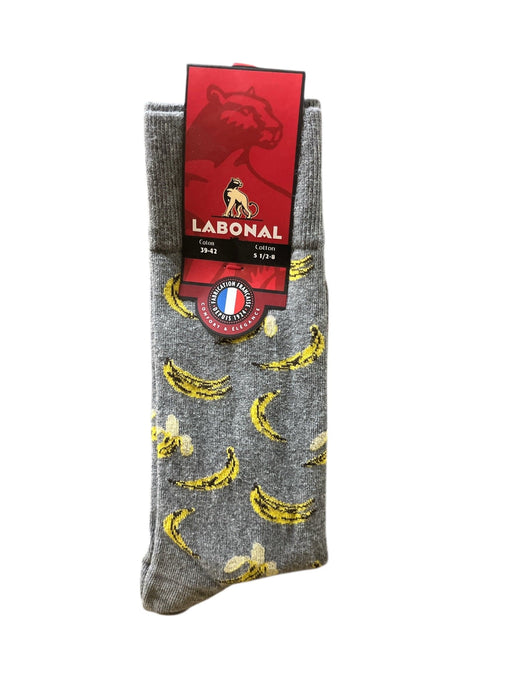 Chaussettes pour Homme en Coton - Touché doux - Gris chiné - 39-42 (E0432)