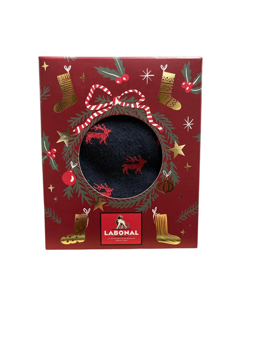 Coffret 1 paire de Chaussettes pour Homme en Coton - Touché doux - Marine - 39-42 (F0621)