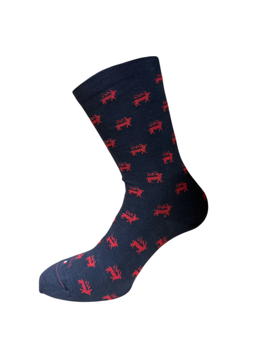 Coffret 1 paire de Chaussettes pour Femme en Coton - Touché doux - Marine - 36-41 (F0724)